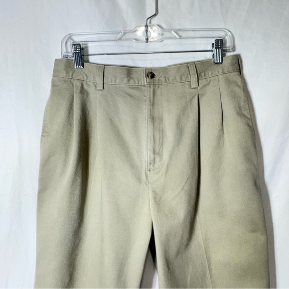 Alexandria Julian Colours Men’s Vintage 90’s Pleated Front Khaki Pants 31x30 - Picture 2 of 7